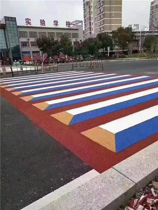 山西運城彩色防滑路面